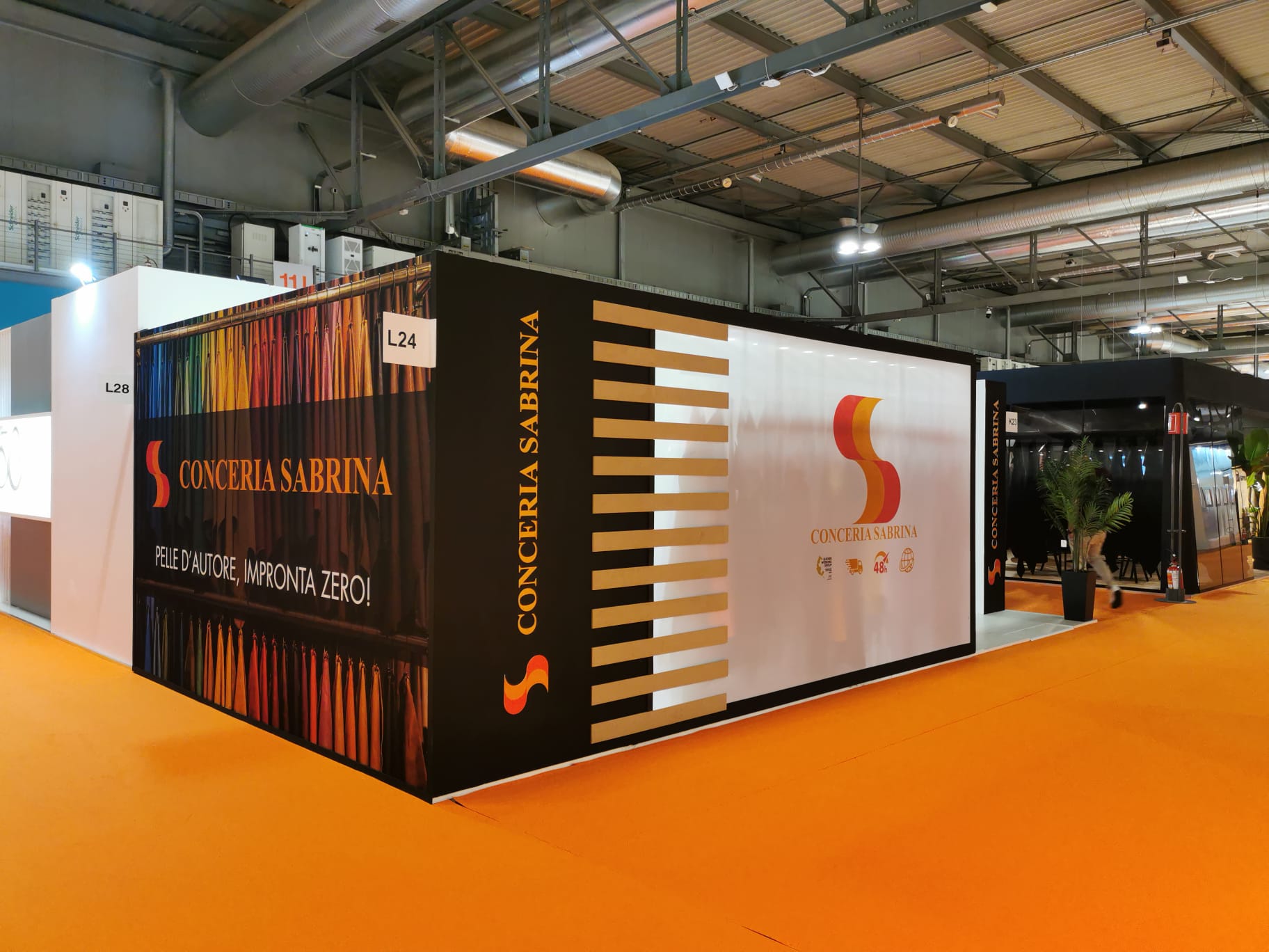 Stand Conceria Sabrina in Fiera